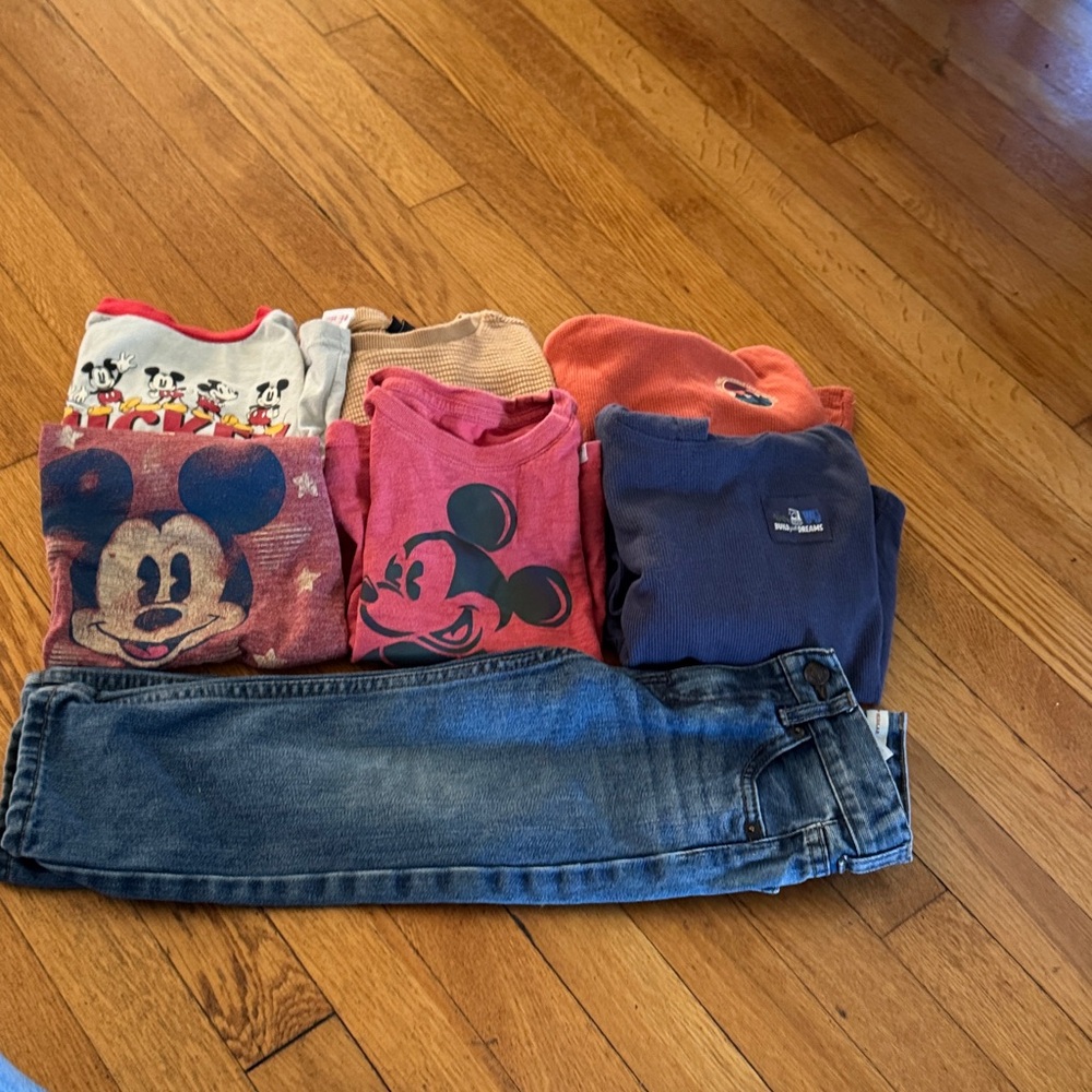 GAP Kids Mickey Mouse Clothing Set - Red, Blue, Orange